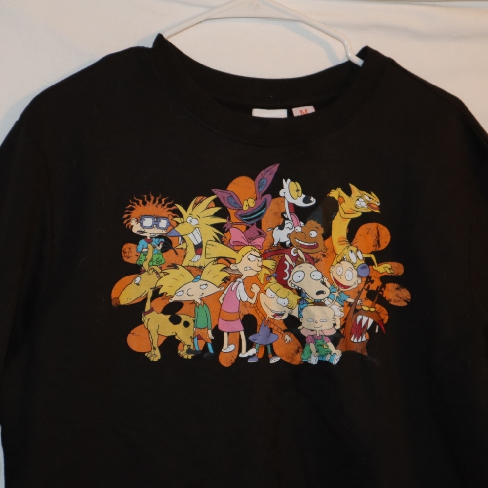 Nickelodean RUG RATS BLACK SWEATSWIRT - Picture 8 of 10